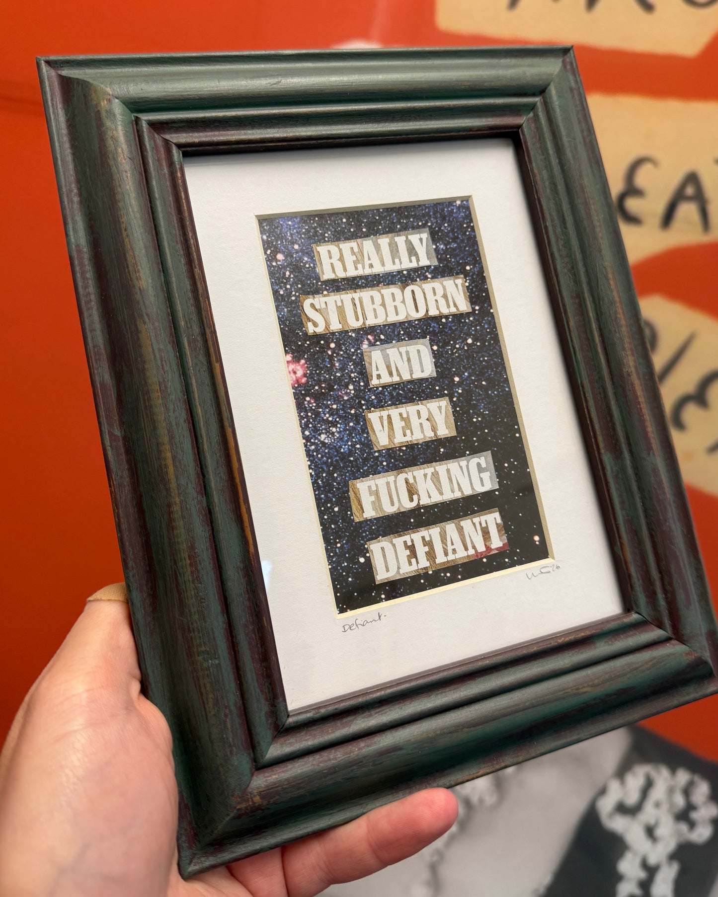 Defiant Framed Original