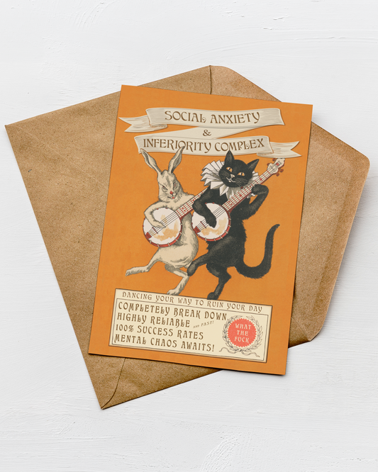 Social Anxiety Greeting Card