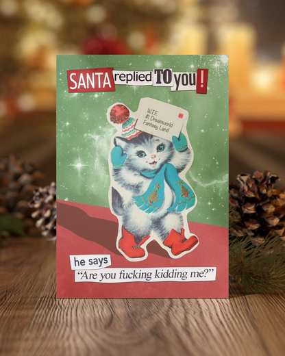 Santa Replied Christmas Card