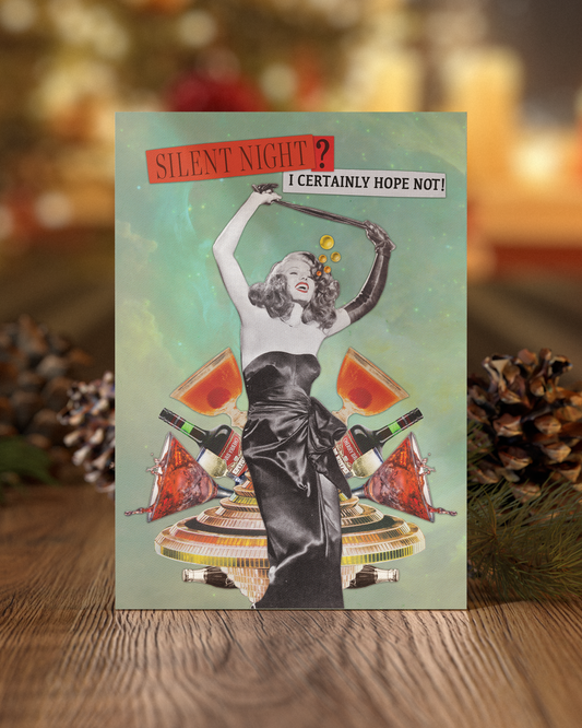 Silent Night Christmas Card