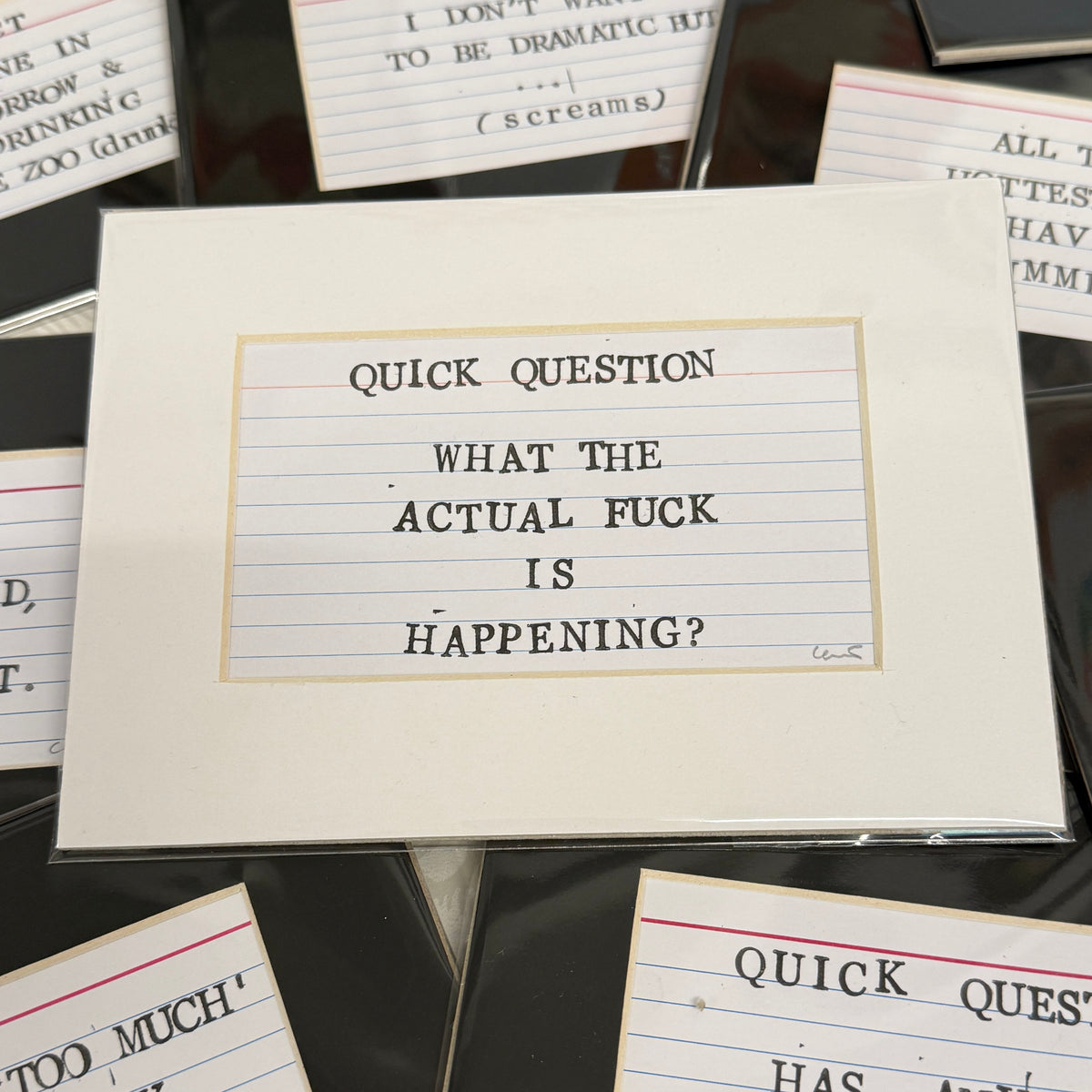 Class Notes - What The Fuck?