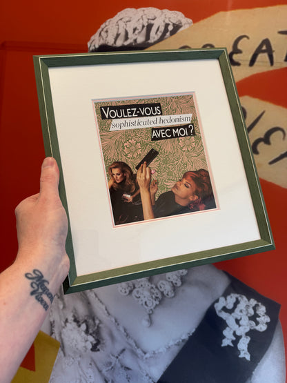 Hedonism - Framed Original