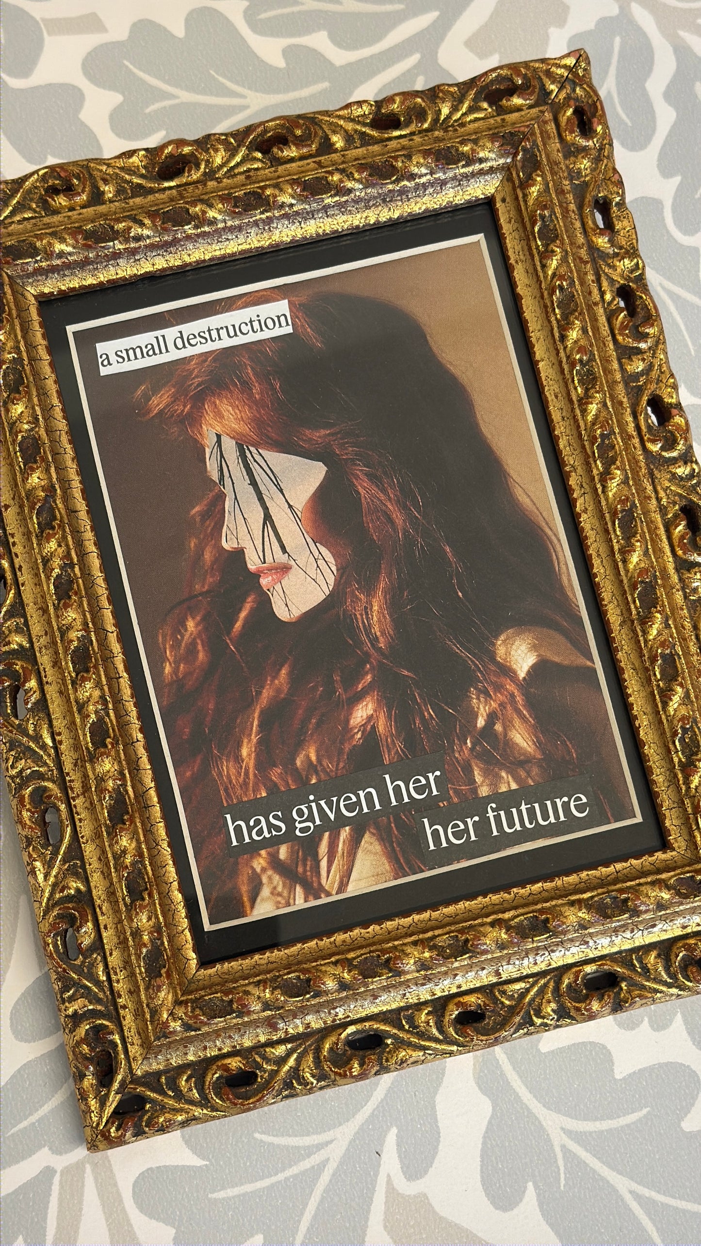 Small Destruction - Framed Original