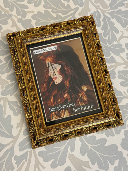 Small Destruction - Framed Original