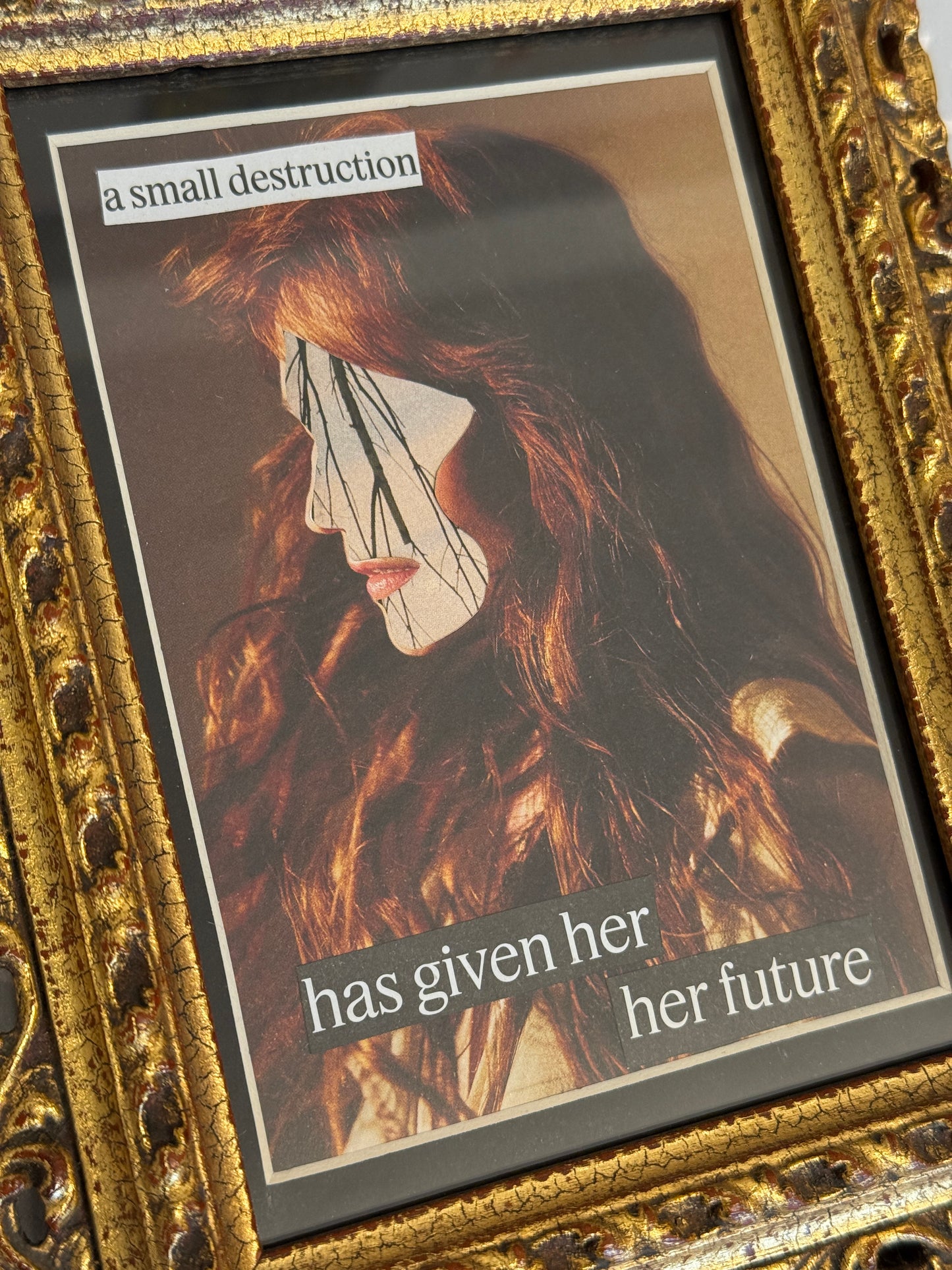 Small Destruction - Framed Original