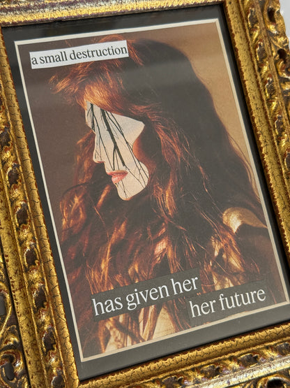 Small Destruction - Framed Original