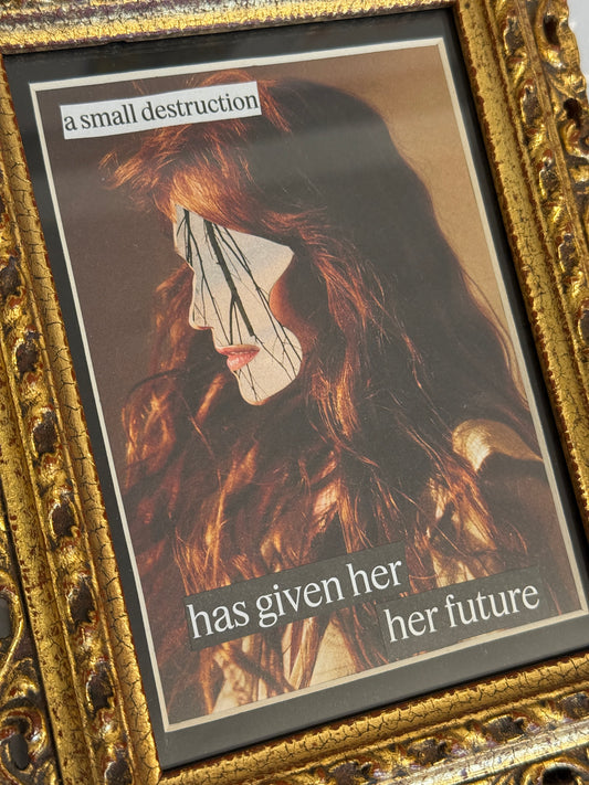 Small Destruction - Framed Original