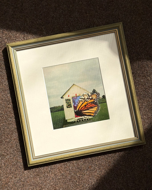 Butterfly House - Framed Original