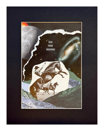 Keep Things Interesting - Unframed Original