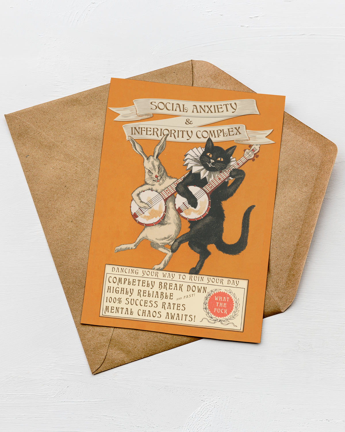 Social Anxiety Greeting Card