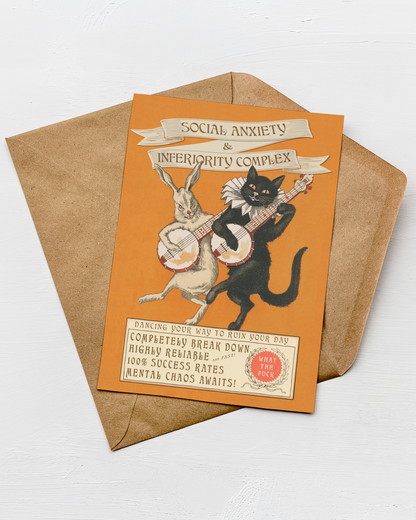 Social Anxiety Greeting Card