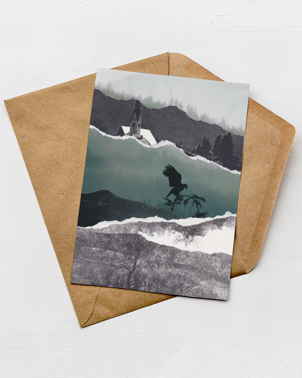 Cracked Sky Greeting Card