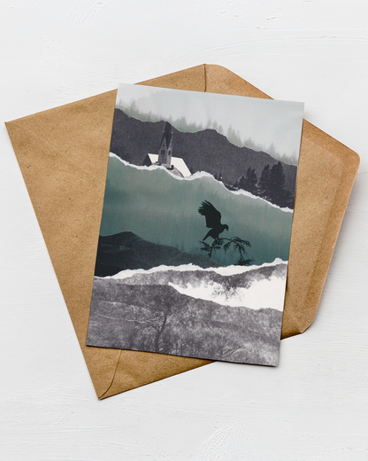 Cracked Sky Greeting Card