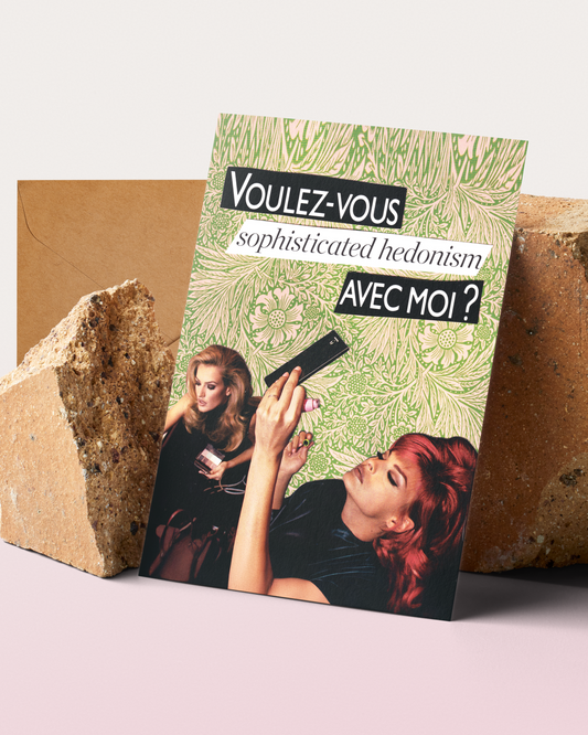 Hedonism Greeting Card