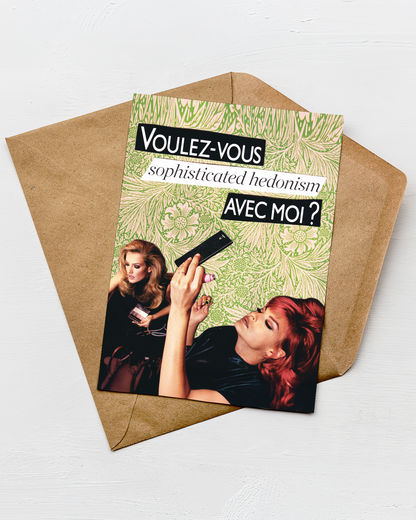 Hedonism Greeting Card