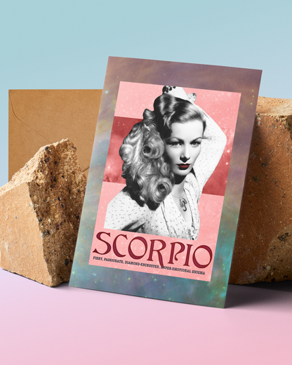 Hollywood Zodiac Greeting Cards