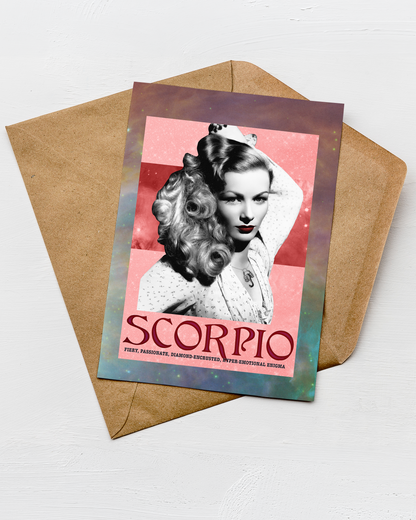 Hollywood Zodiac Greeting Cards