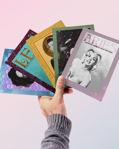 Hollywood Zodiac Greeting Cards