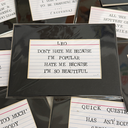 Class Notes - Leo
