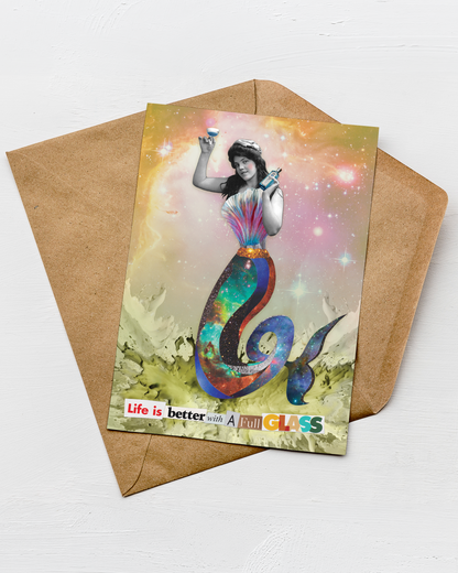Life Is Better Greeting Card
