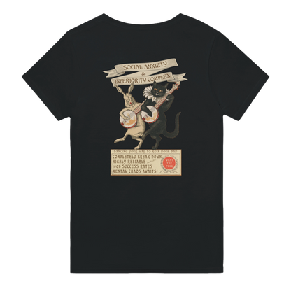 Anxiety Back Print T-Shirt