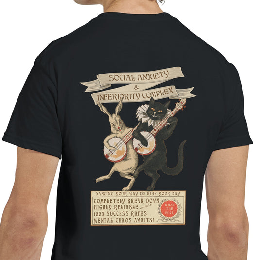 Anxiety Back Print T-Shirt