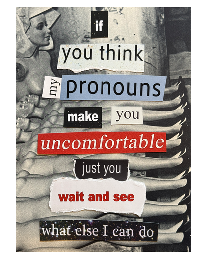 Pronouns - Unframed Original