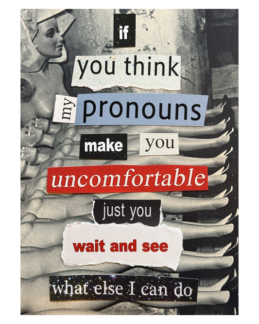 Pronouns - Unframed Original