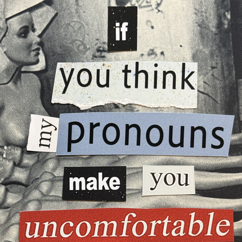 Pronouns - Unframed Original