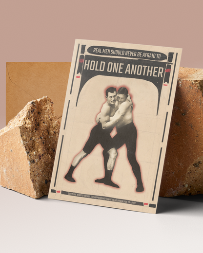 Real Men Greeting Card