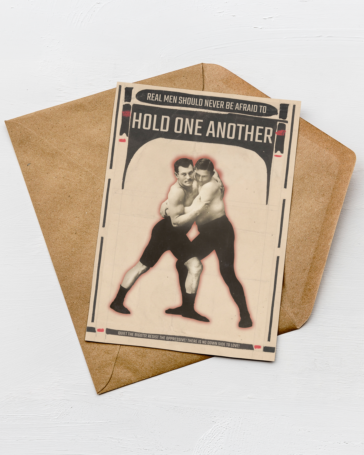 Real Men Greeting Card