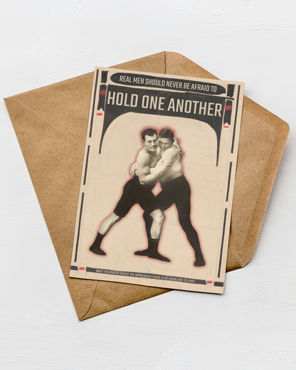 Real Men Greeting Card