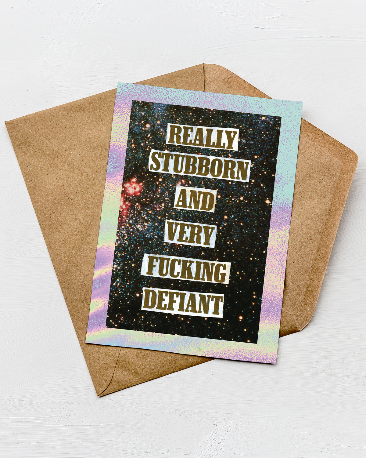 Stubborn Greeting Card