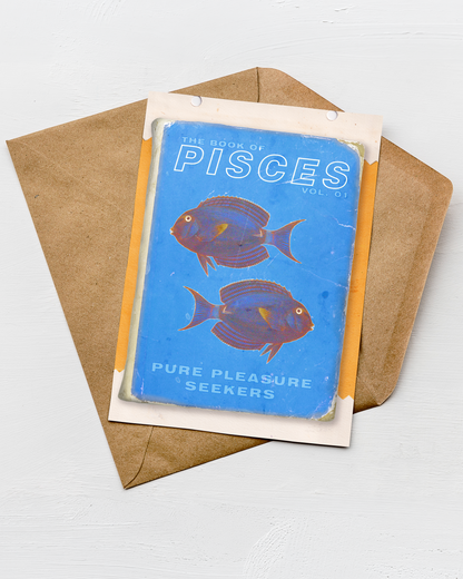 Zodiac Book Greeting Cards